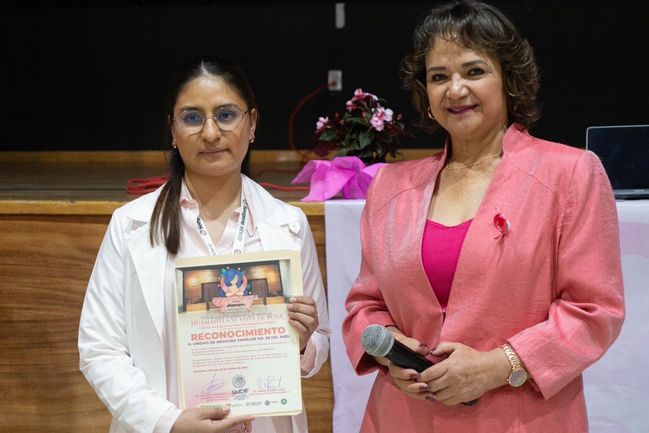 Huamantla conmemora el Día Mundial de la Lucha contra el Cáncer de Mama con actividades de concientización y esperanza